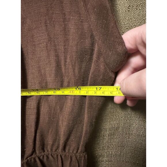 NWT J Crew Tie Waist Mini Dress In Chelsea Linen Cupro Blend Size 6 - Picture 8 of 8